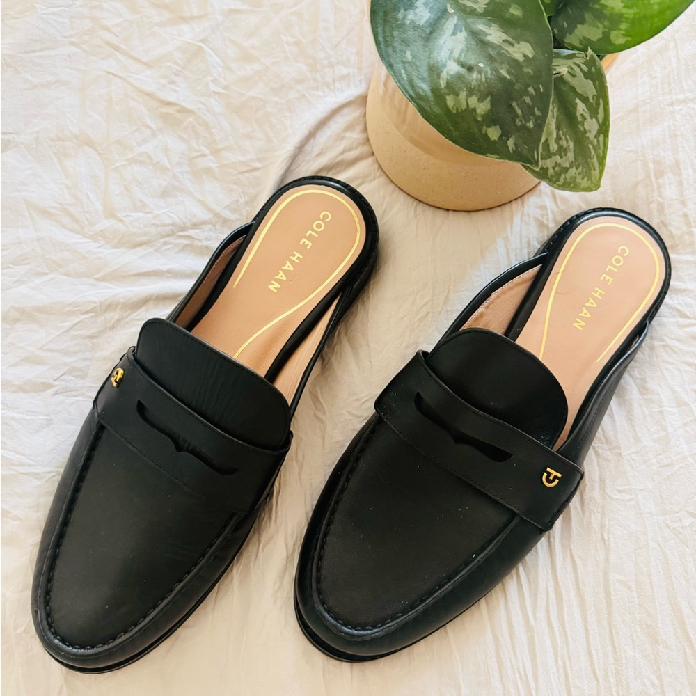 Cole Haan womens Lux Pinch Penny Mule leather
